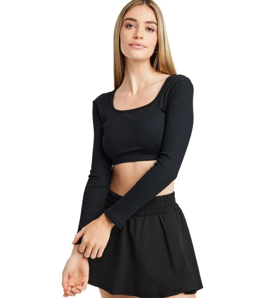 Year of Ours Ribbed Cropped Long Sleeve