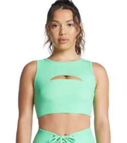 Year of Ours Ribbed Cut Out Bra