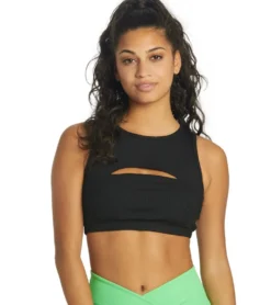Year of Ours Ribbed Cut Out Bra
