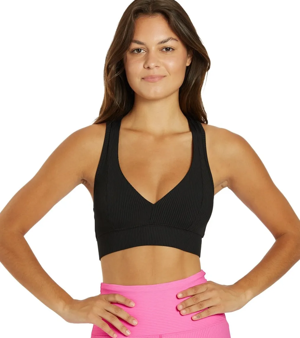 Year of Ours Tess Ribbed V Bra