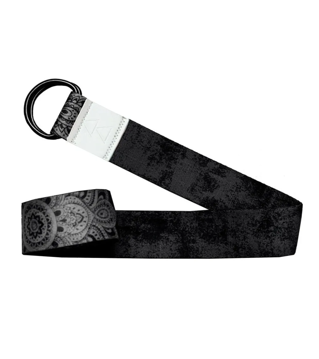 Yoga Design Lab Yoga Strap Mandala Black