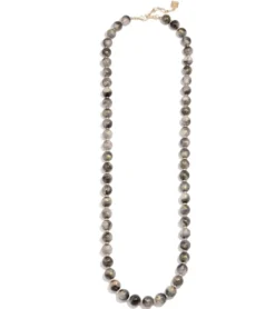 Zenzii Iridescent Beaded Long Necklace