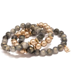 Zenzii Iridescent Beaded Stretch Bracelet