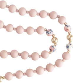 Zenzii Porcelain & Resin Beaded Pendant Necklace